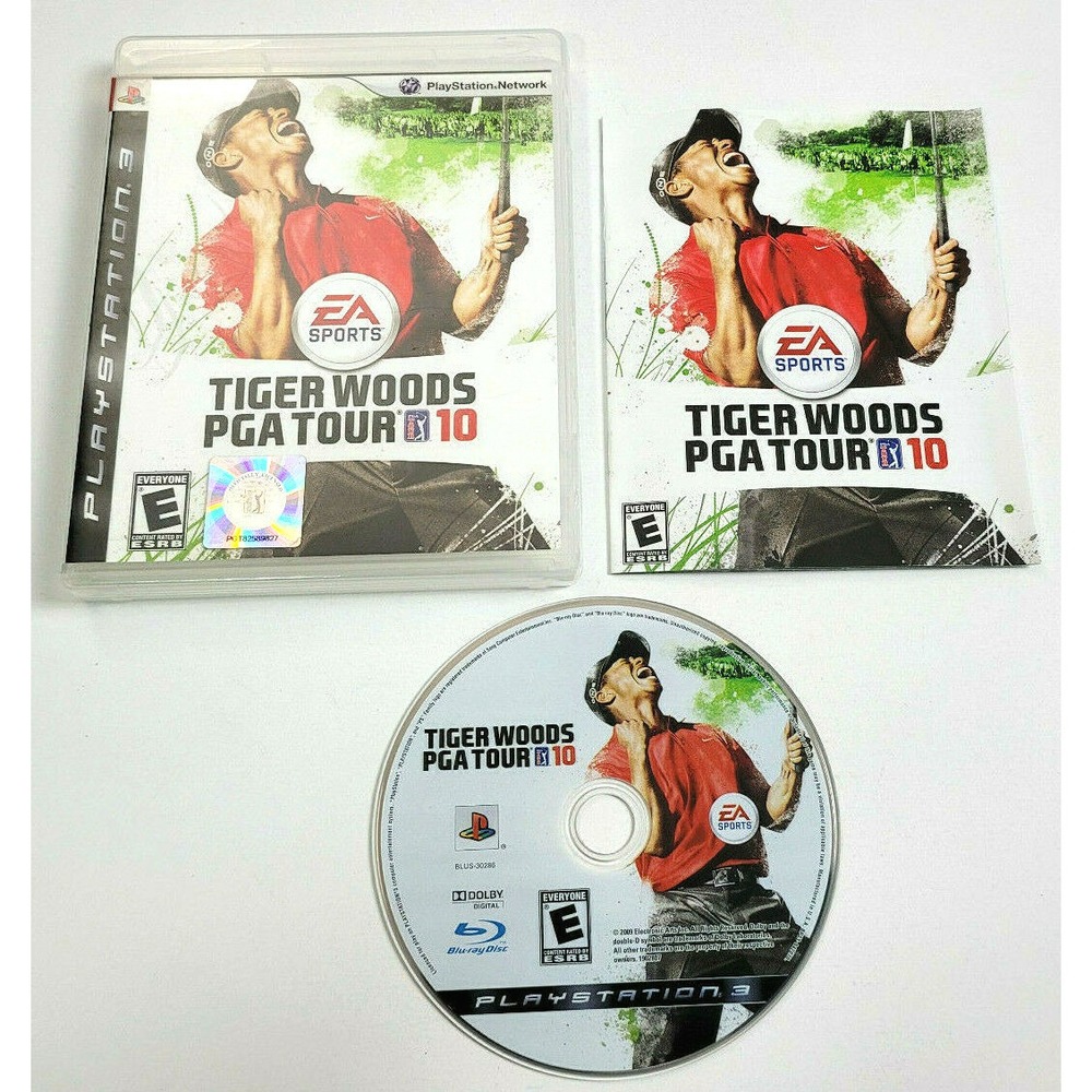 TIGER WOODS PGA TOUR 10 - PS3 GAME - COMPLETE!